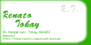 renato tokay business card